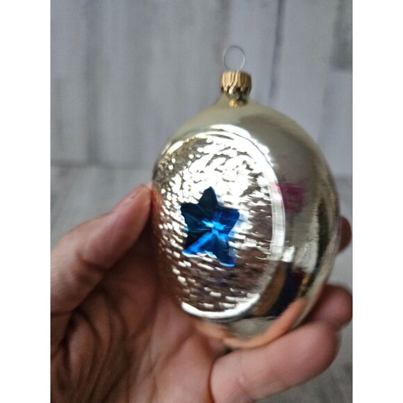 Vintage Mercury glass jester clown Moon ornament glass Xmas tree - Picture 4 of 7